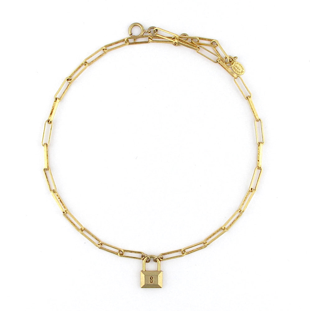 Ava Chunky Chain Necklace - Brass main image 0