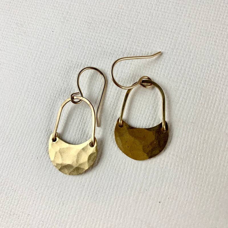 Golden Moon Earrings
