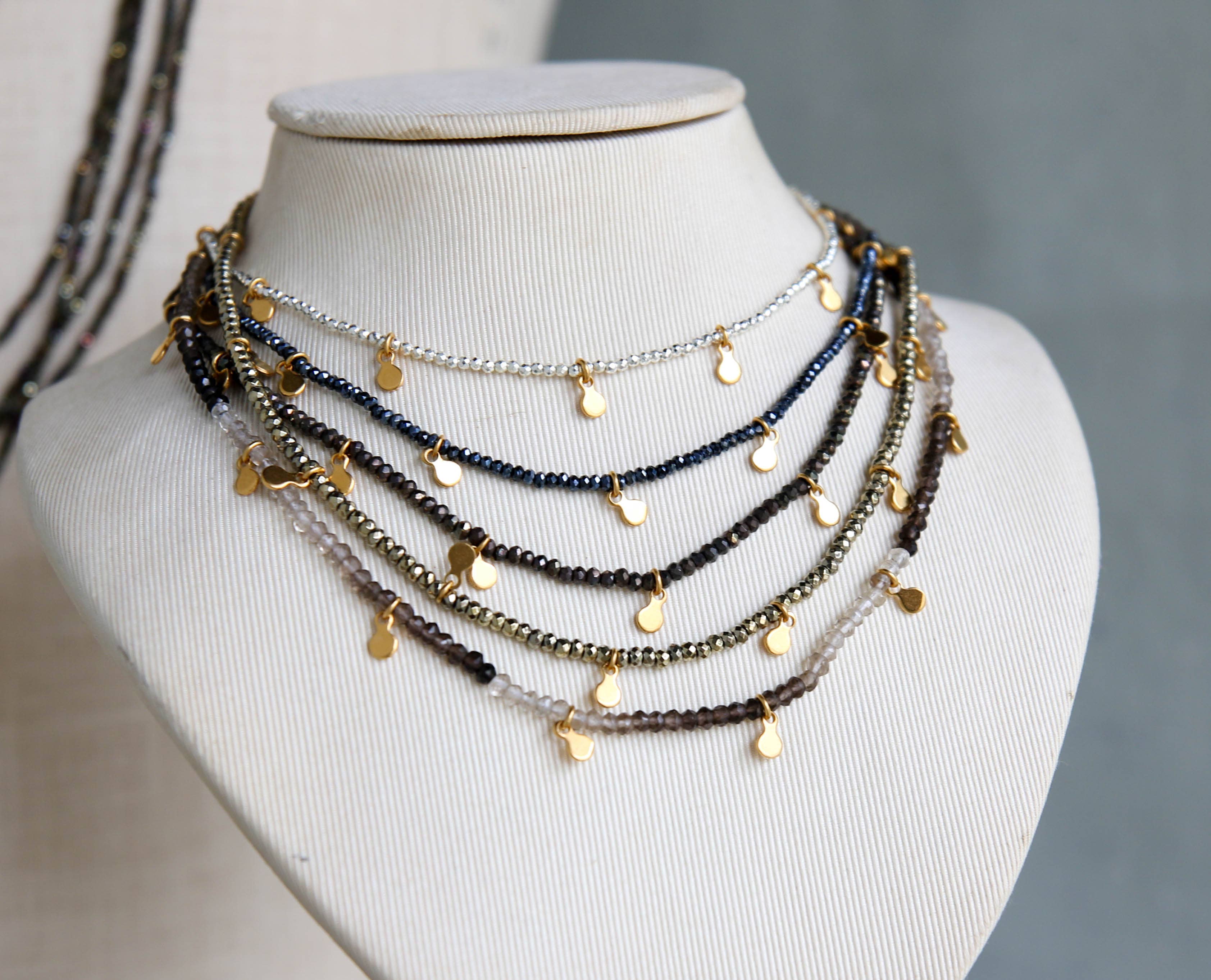 James Necklace Pyrite