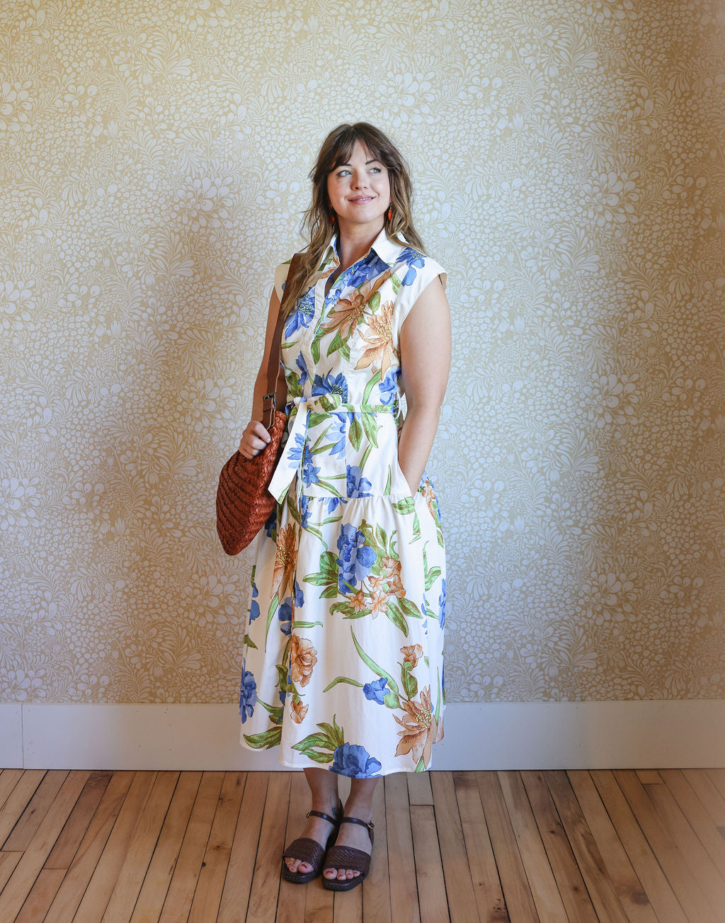 Floral Button Down Dress