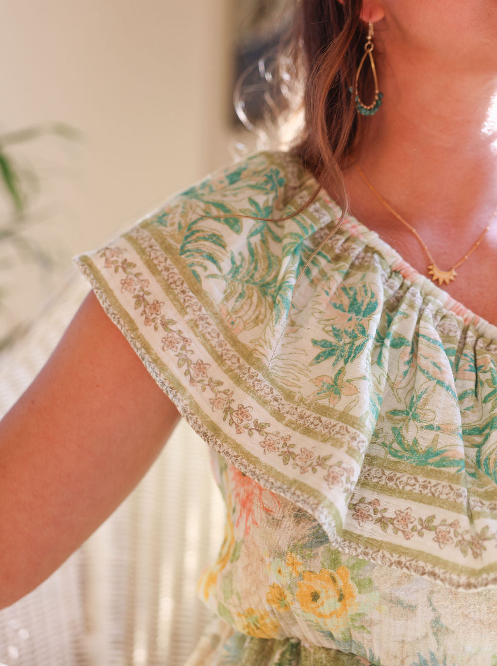 Asymmetrical Shoulder Dress