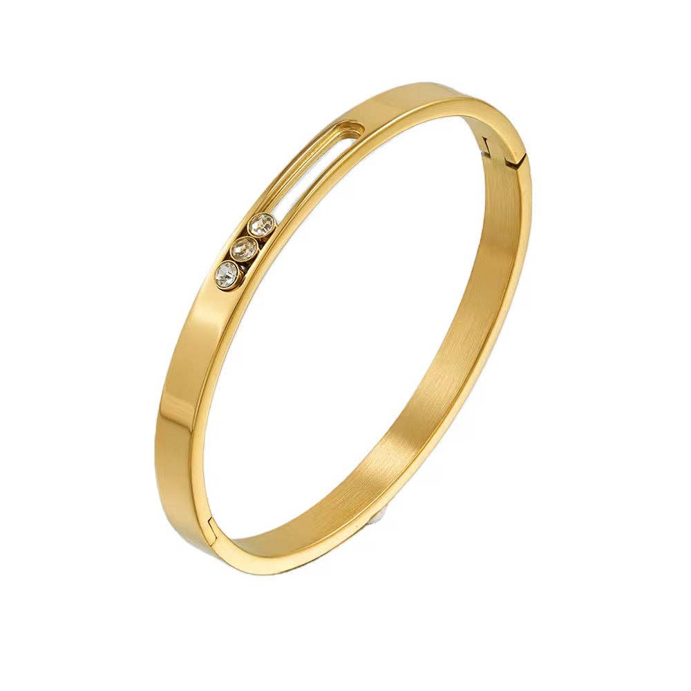 Alex CZ Bezel Bracelet