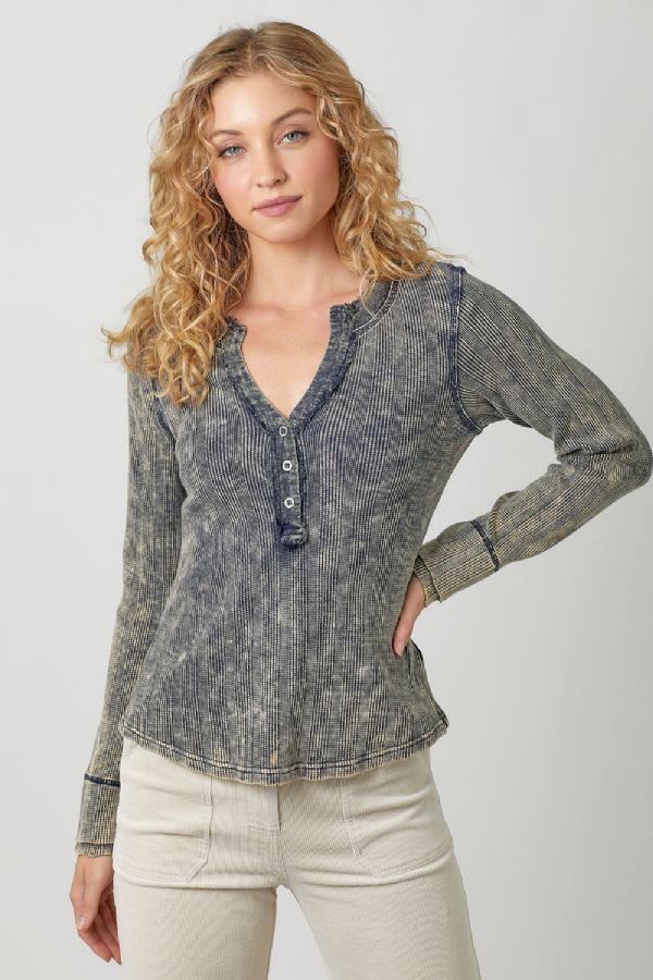 THERMAL HENLEY TOP