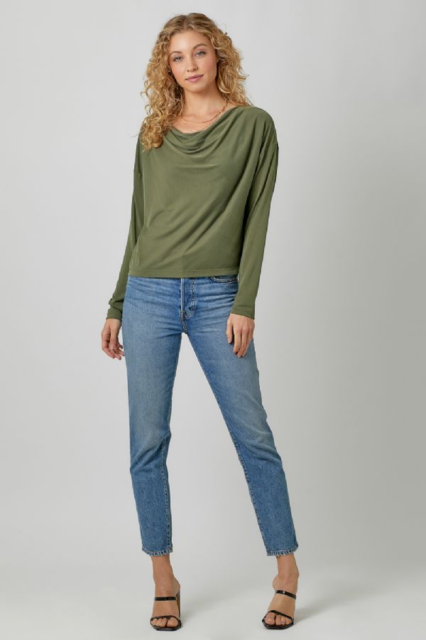 COWL NECK MODAL TOP