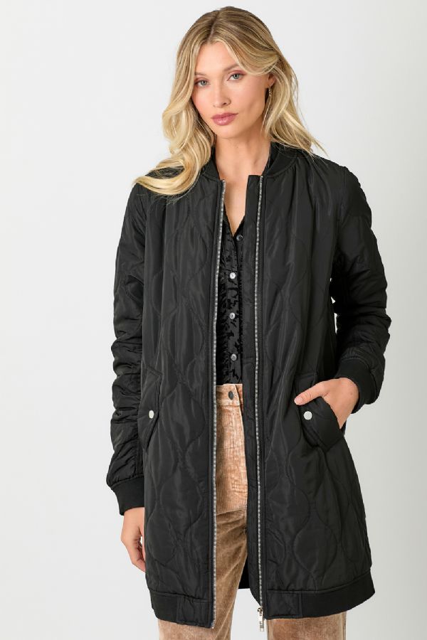 LONG BOMBER JACKET