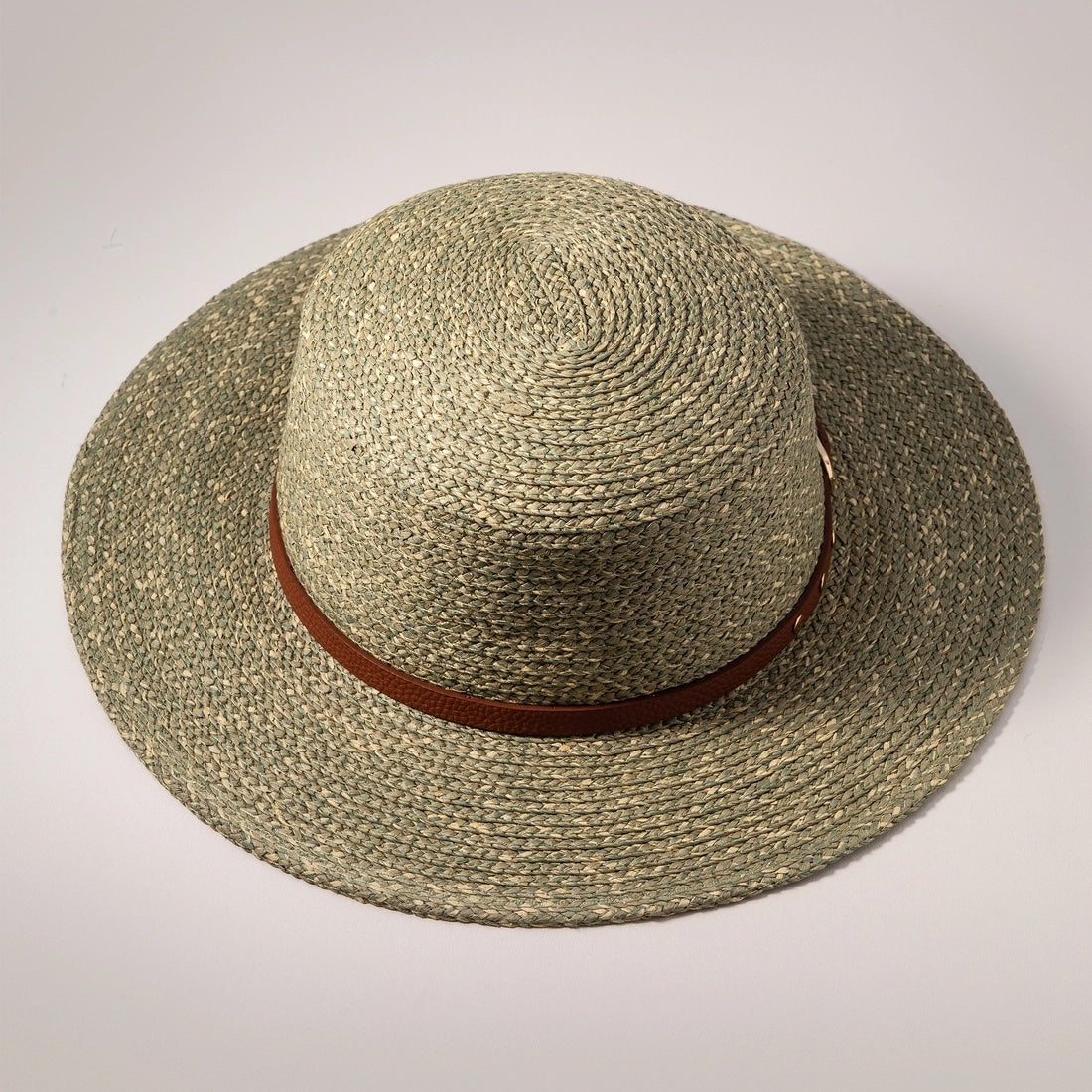 Leather Belt Strap Fedora Hat