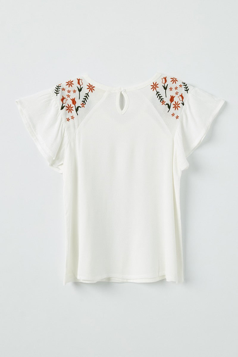 Flutter Sleeve Top by Hayden