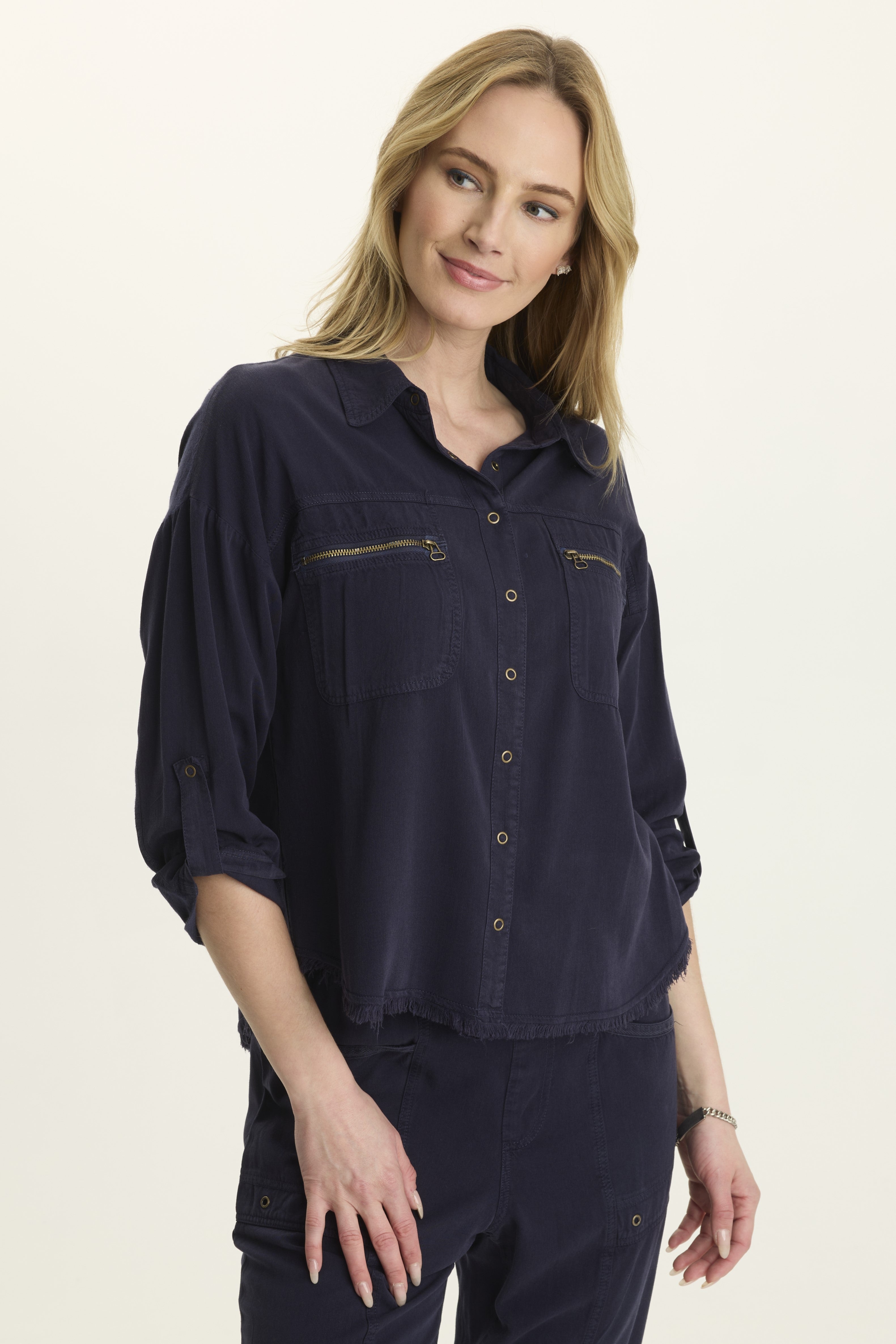 Knapp Button-Up Top