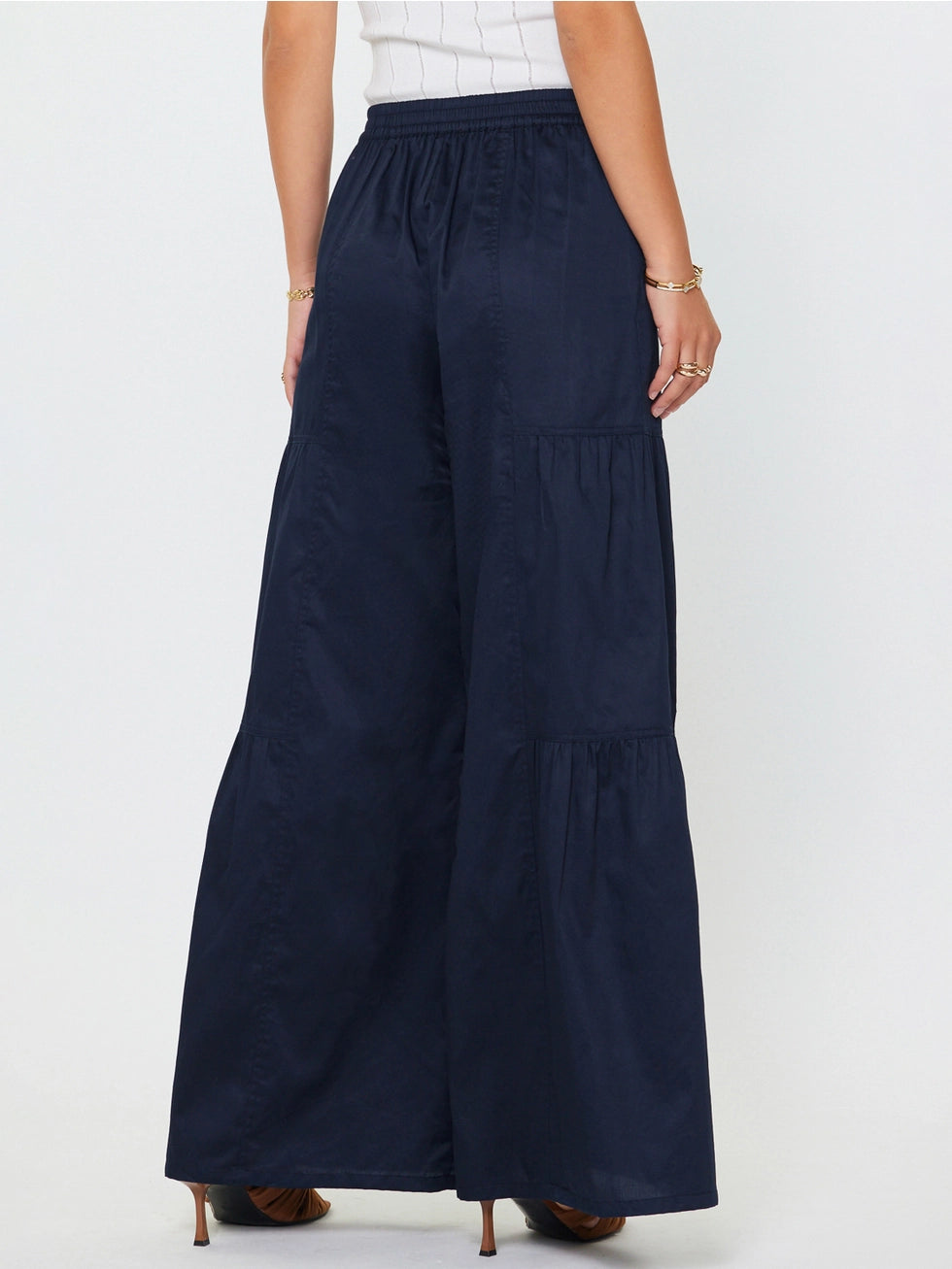 Tiered Palazzo Pants
