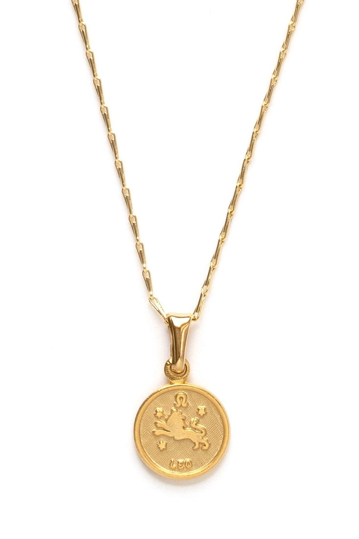 ZODIAC MEDALLION NECKLACE - 12 Styles