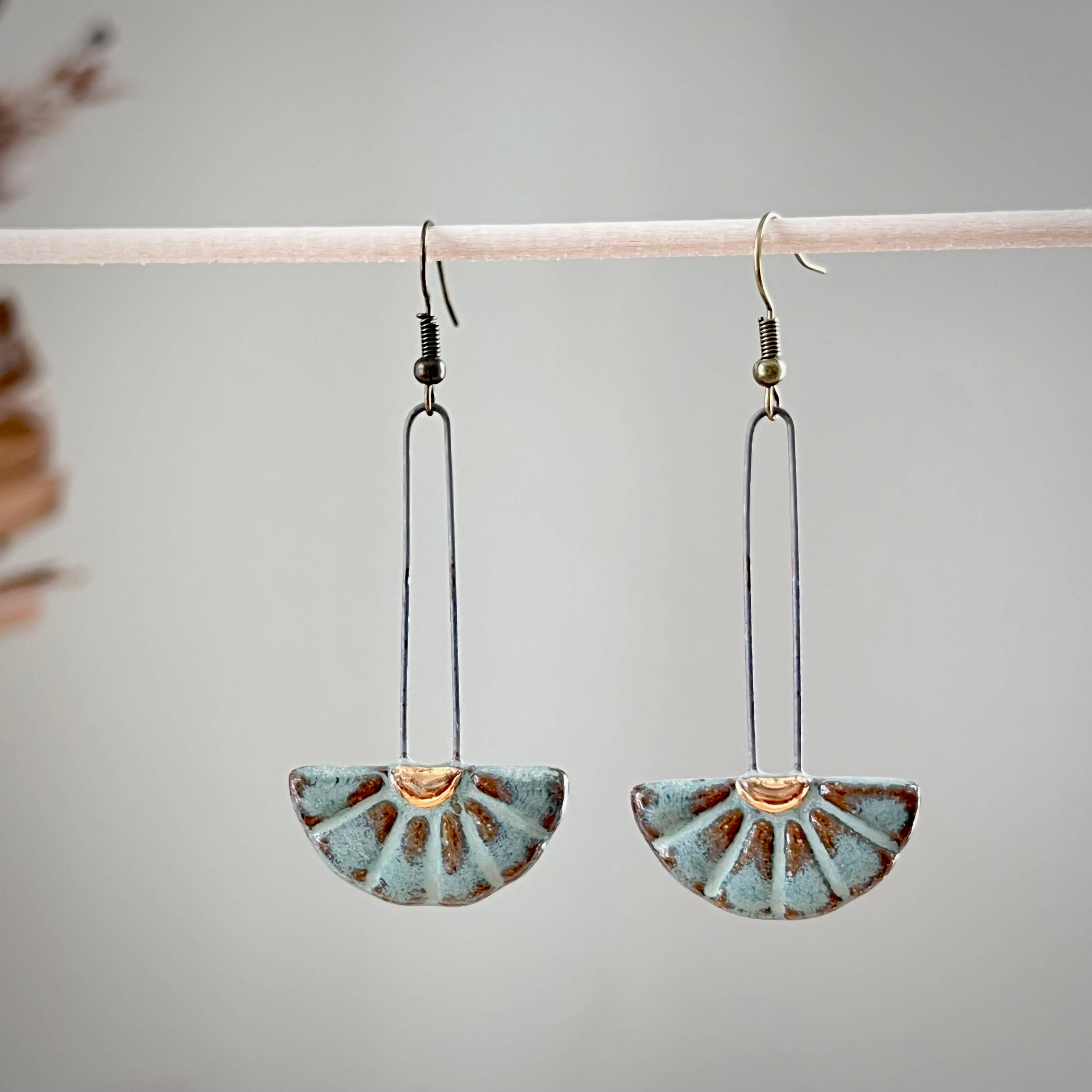 Long Sun Burst Earrings