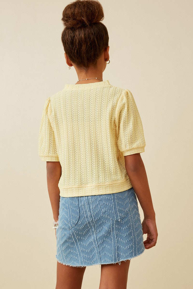 Heart Knit Top by Hayden