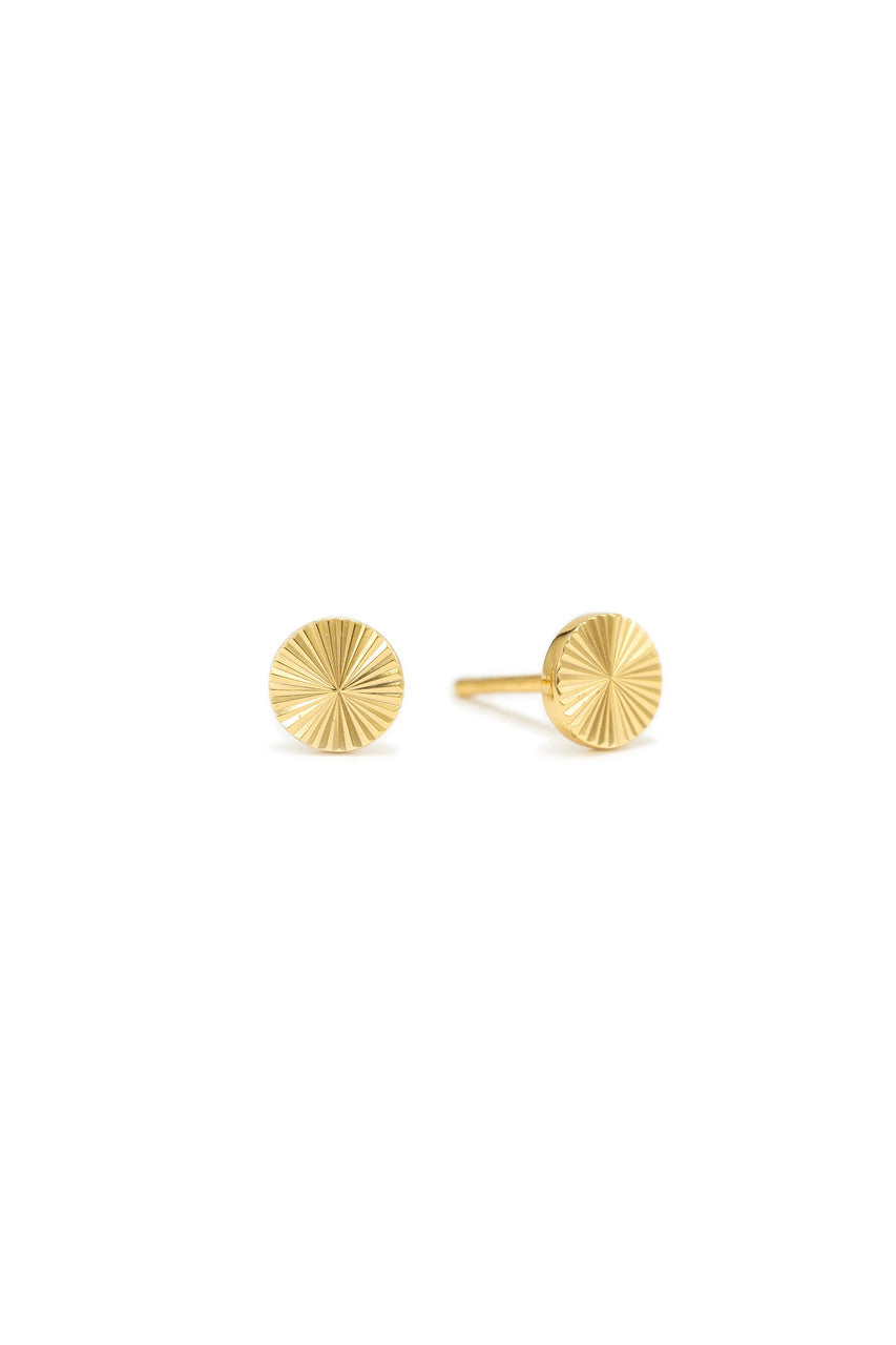 Coin Fluted Studs