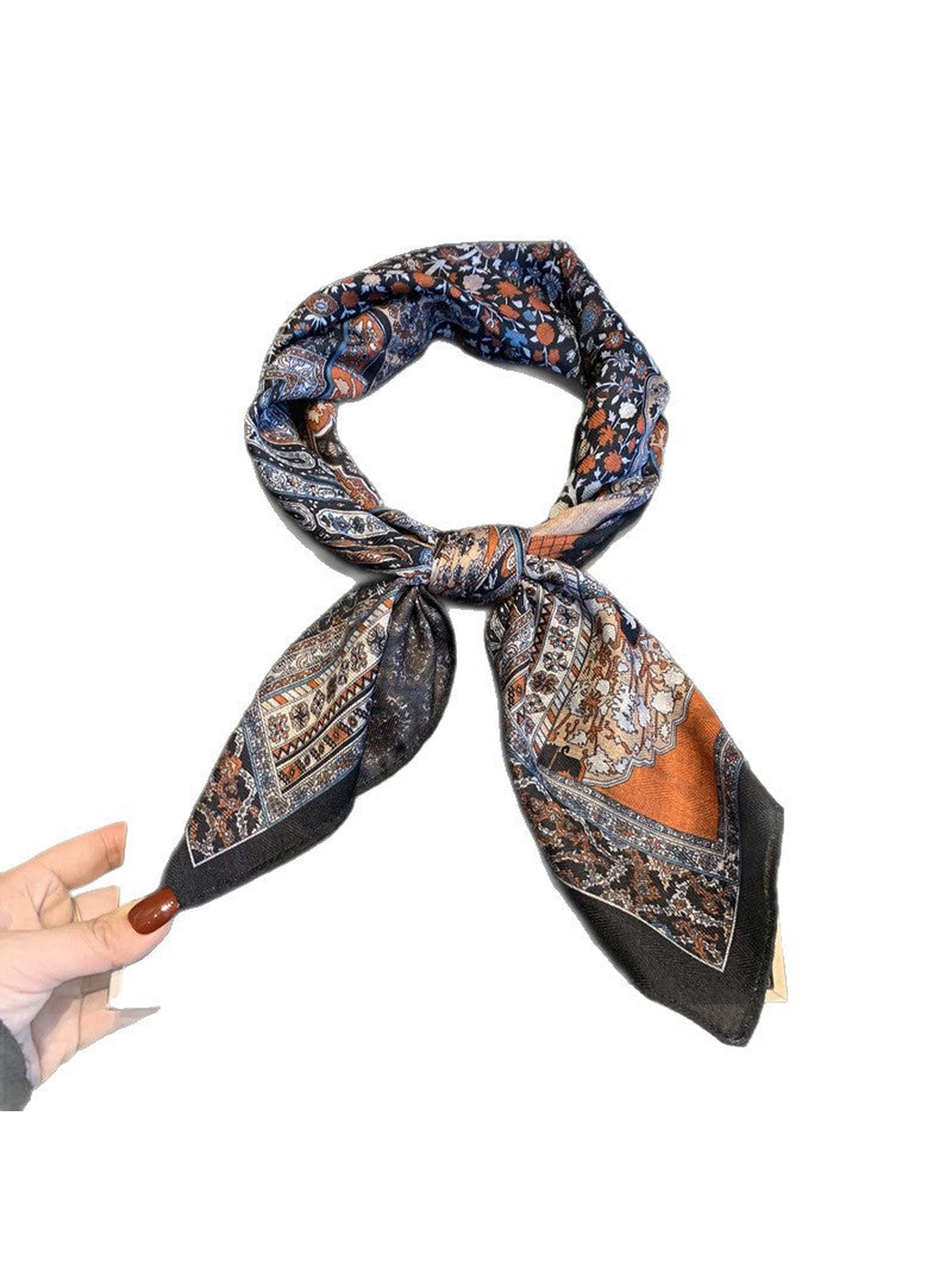 Tapestry Print Square Scarf