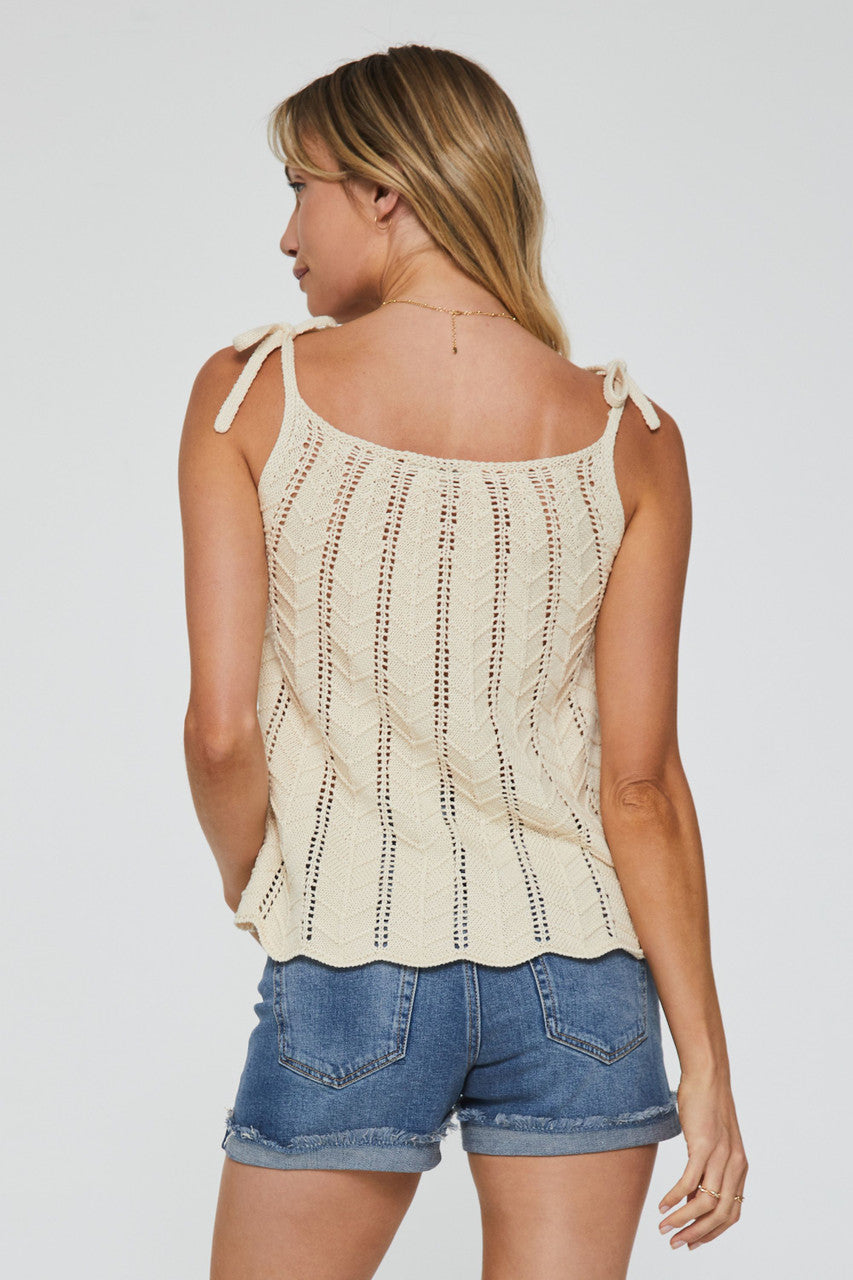 Another Love Karina Sweater Tank Cream