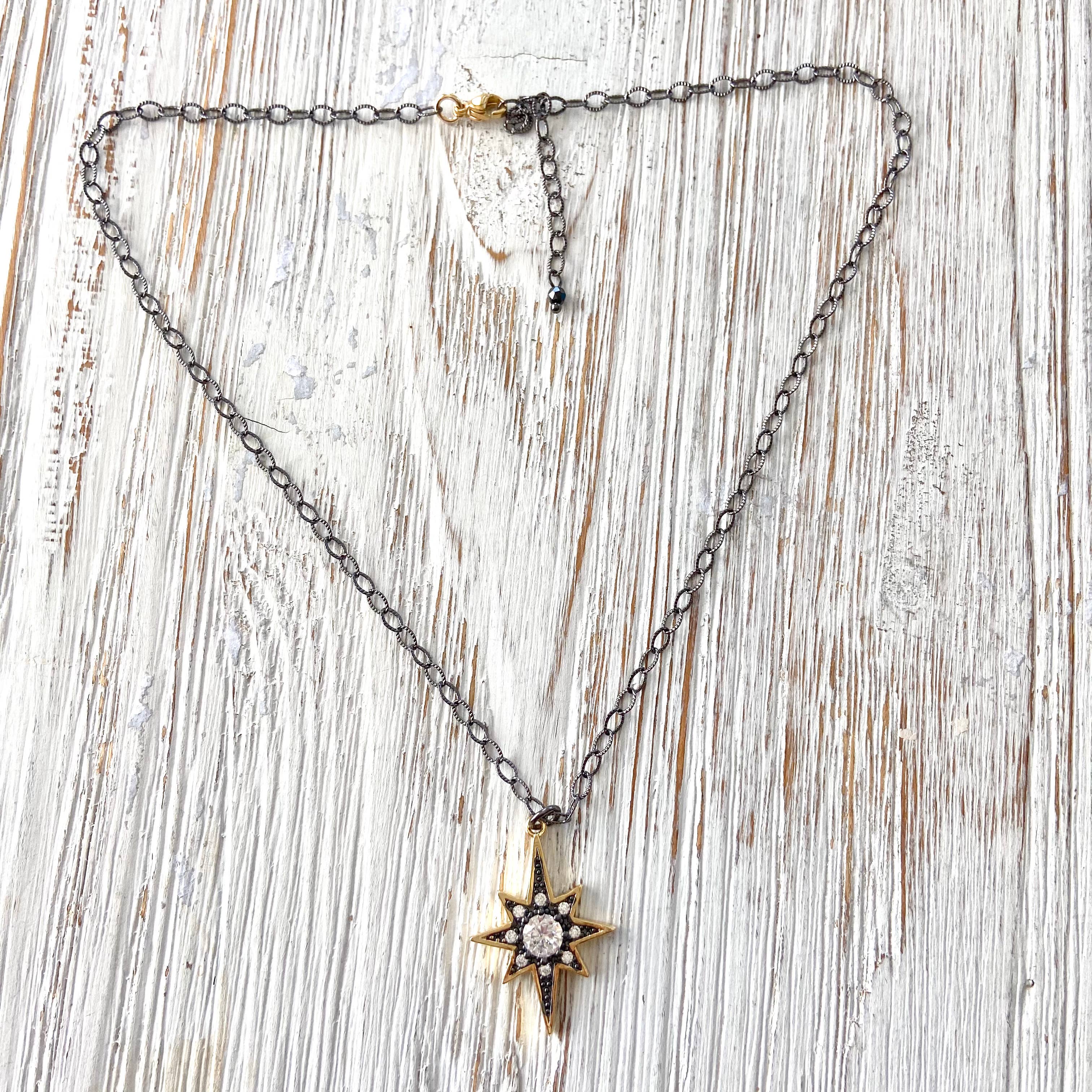 Starburst Crystal Necklace