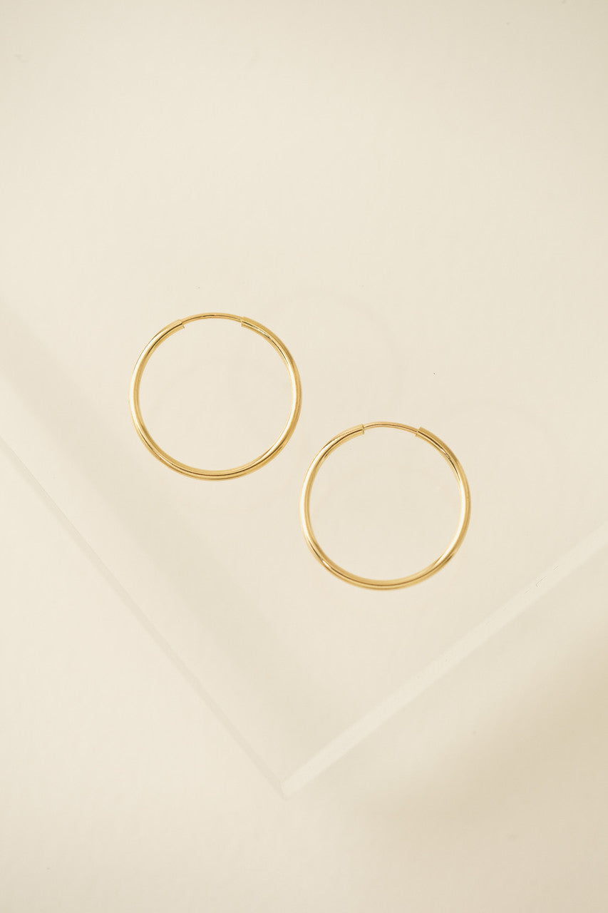 20MM GF INFINITY HOOP EARRING