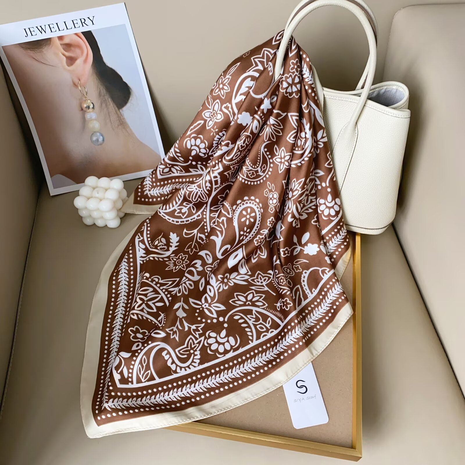 Paisley Square Scarf