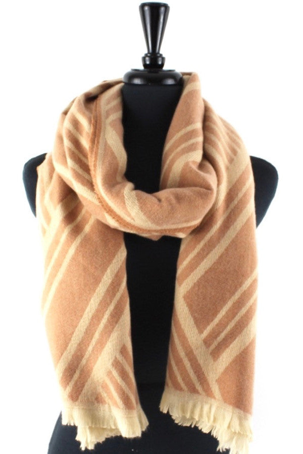 GEOMETRIC SCARF - 2 Colors