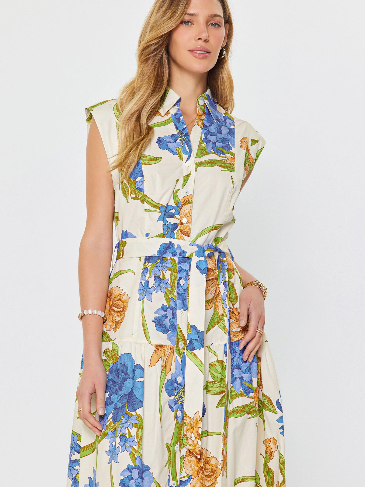 Floral Button Down Dress
