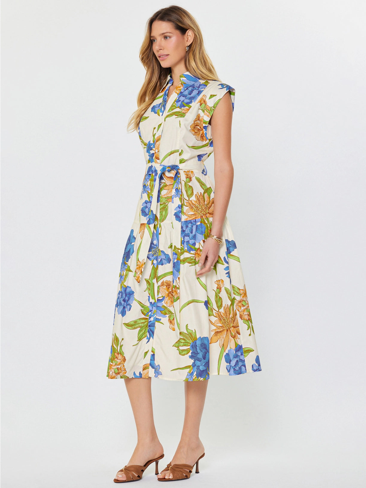 Floral Button Down Dress