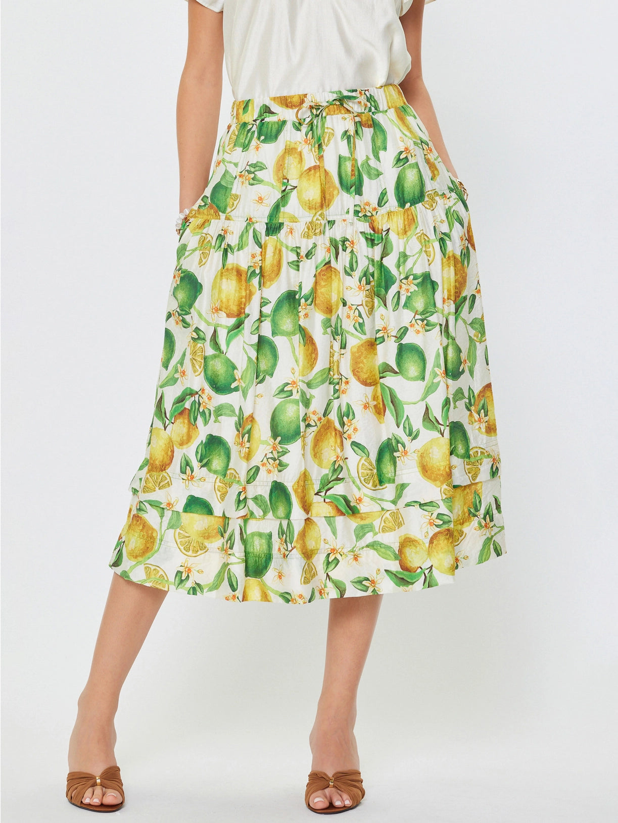 Lemon Midi Skirt