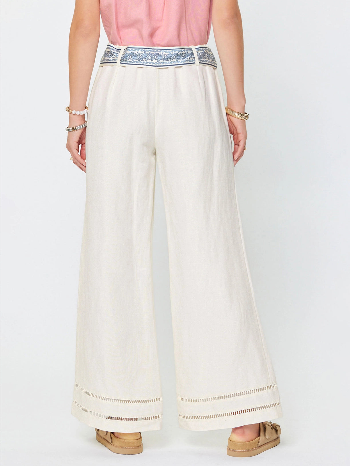 Linen Crop Pants