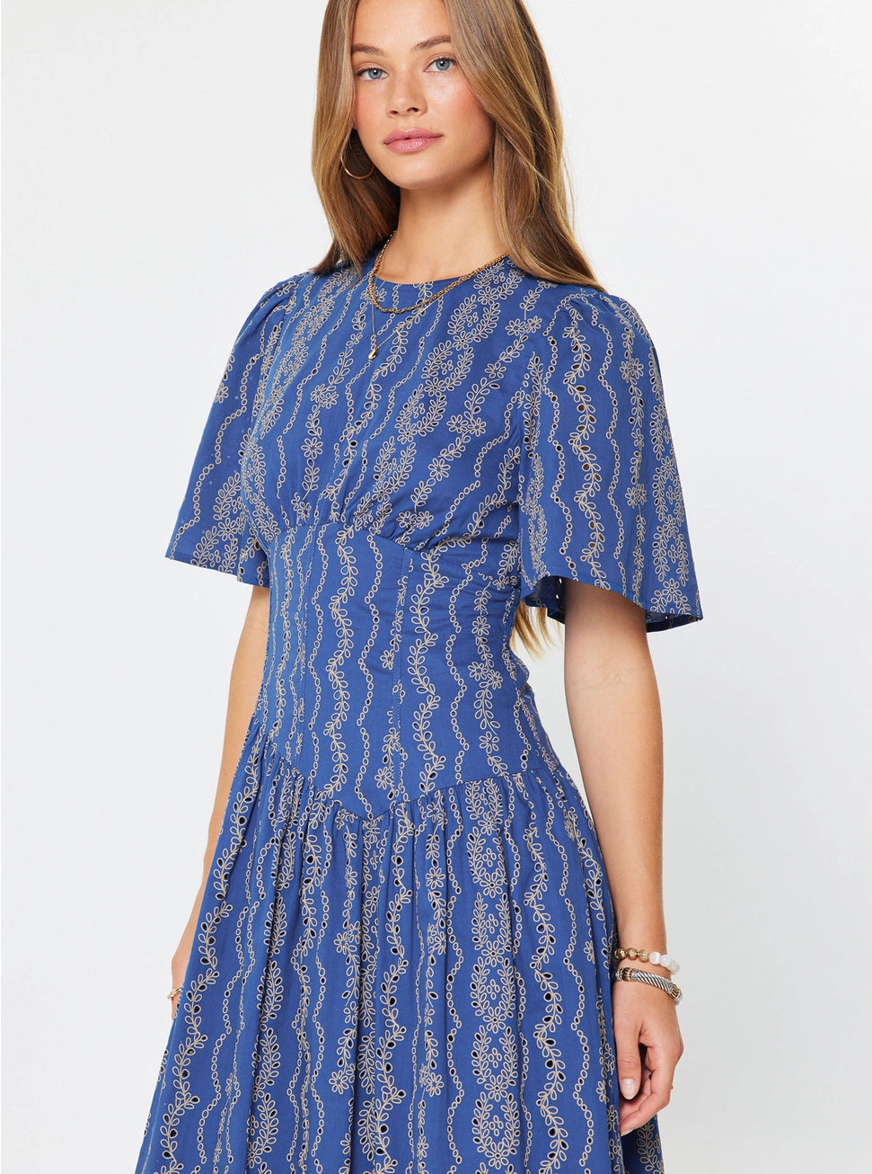 Eyelet Embroidered Dress