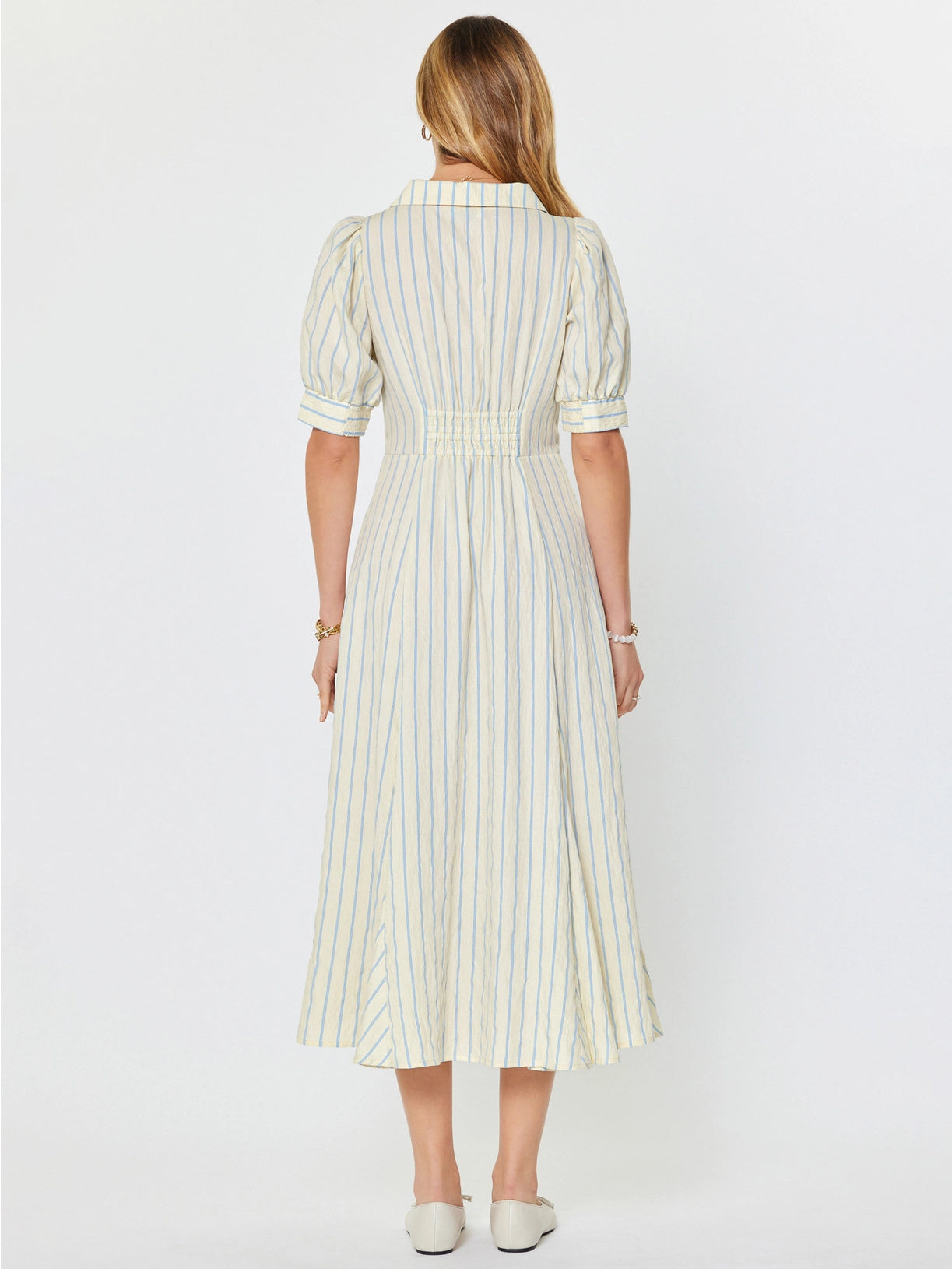 Striped Button Down Dress
