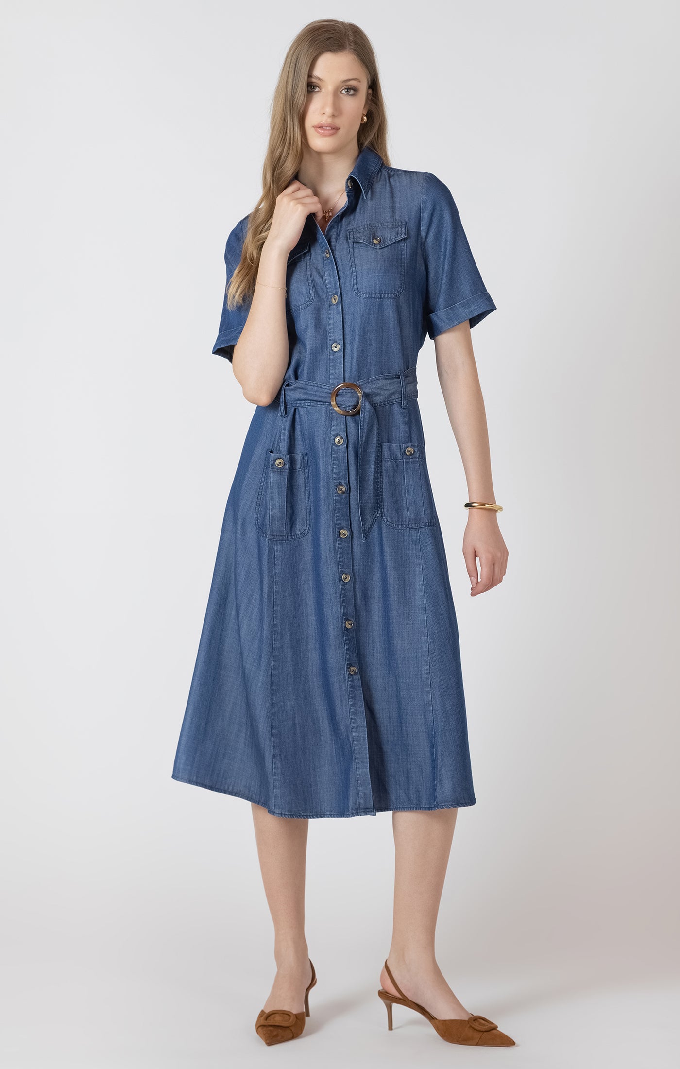 Short Sleeve Utility Dress