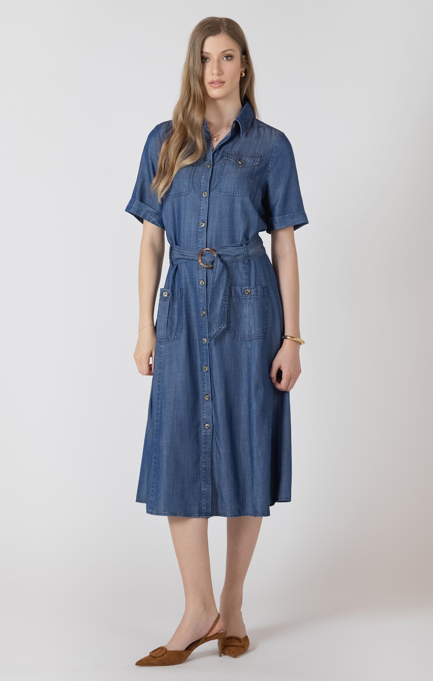 Short Sleeve Utility Dress