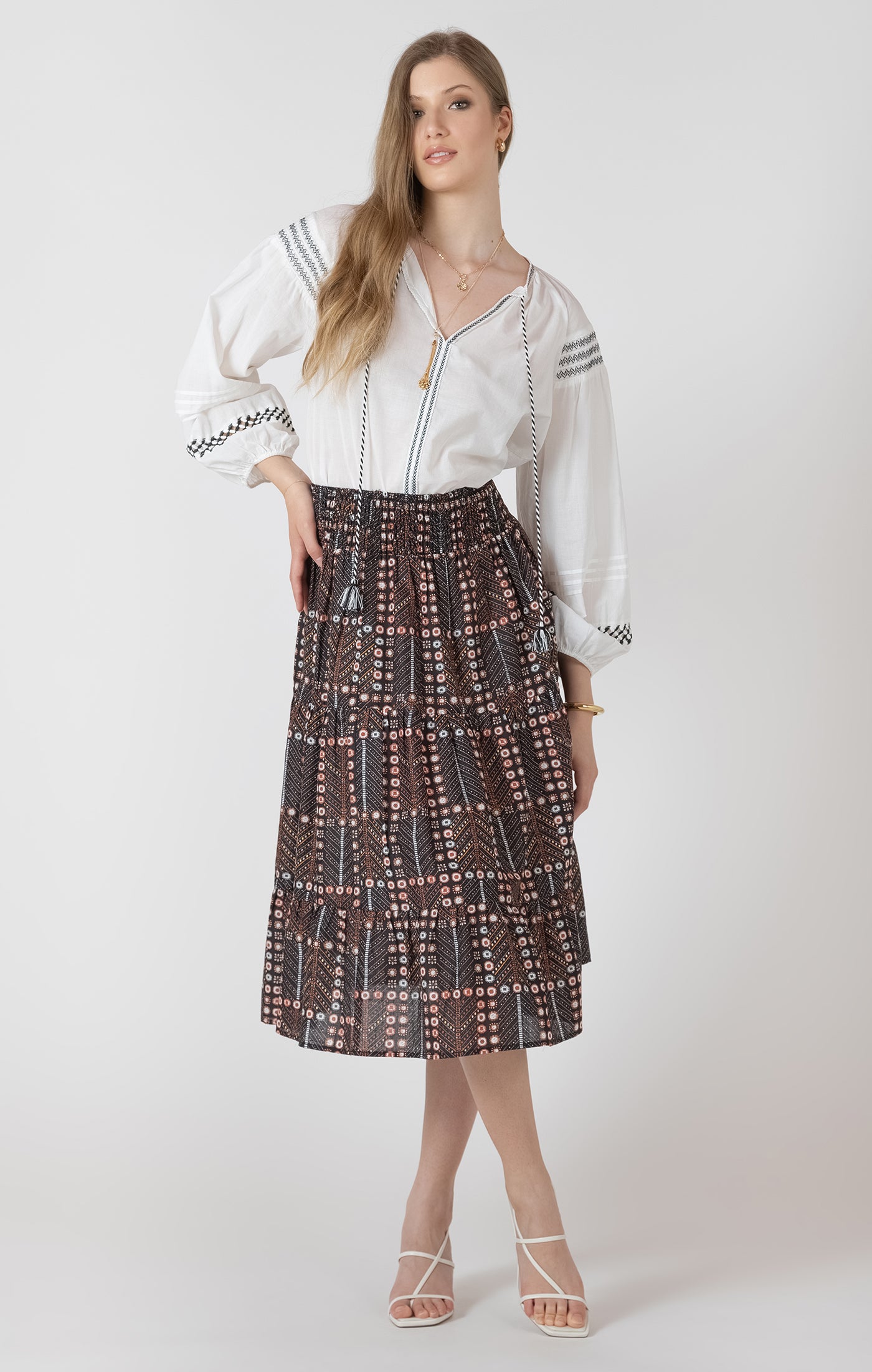 Floral Pattern Skirt