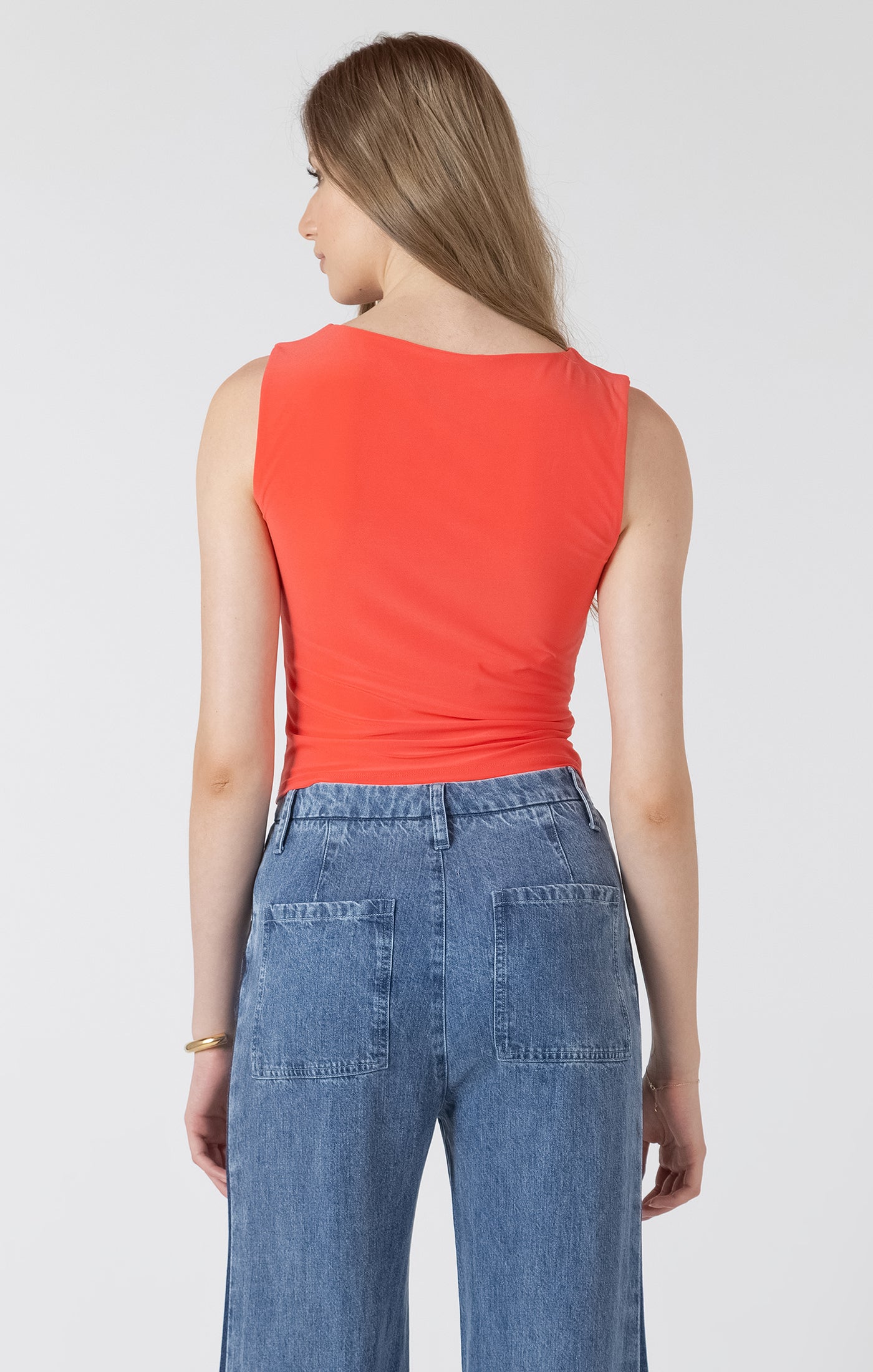 Shirred Detail Tank Top
