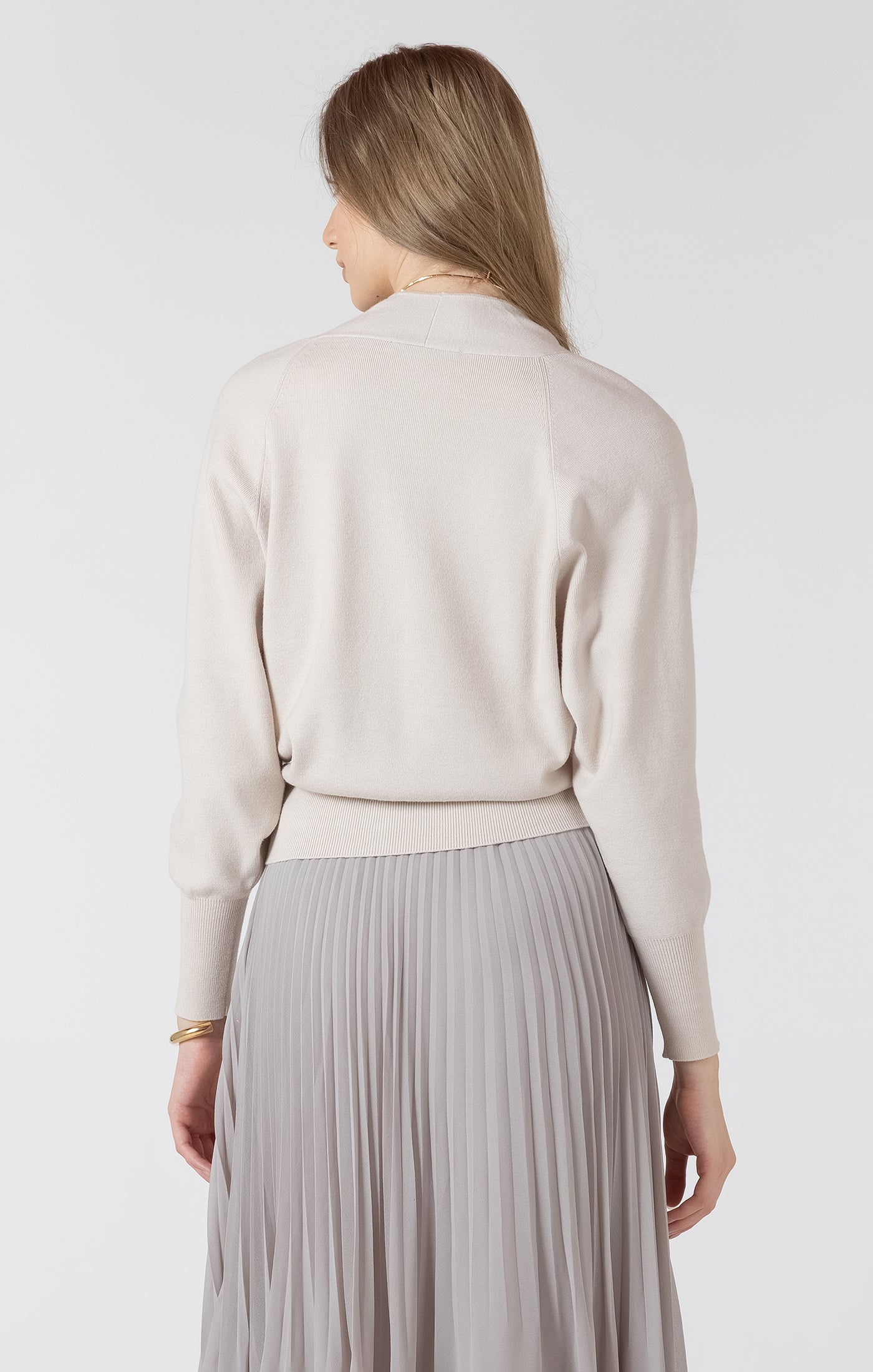 V-Neck Button Front Cardigan