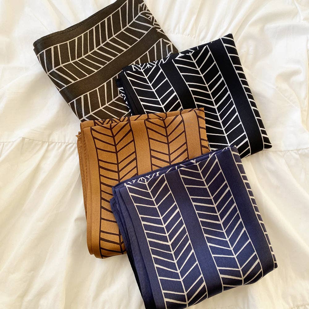 Herringbone Silk Scarf