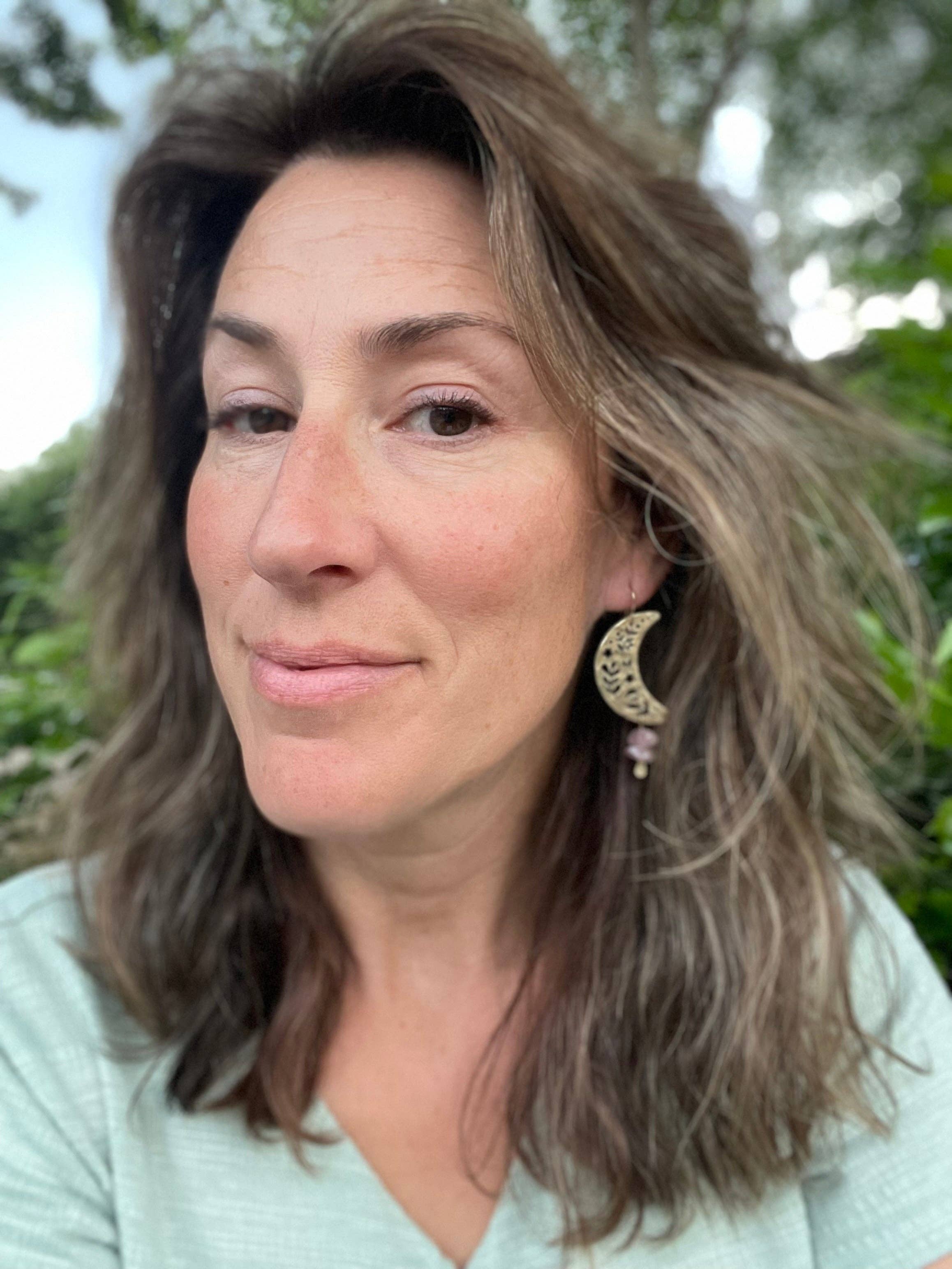 Moon Garden Earrings