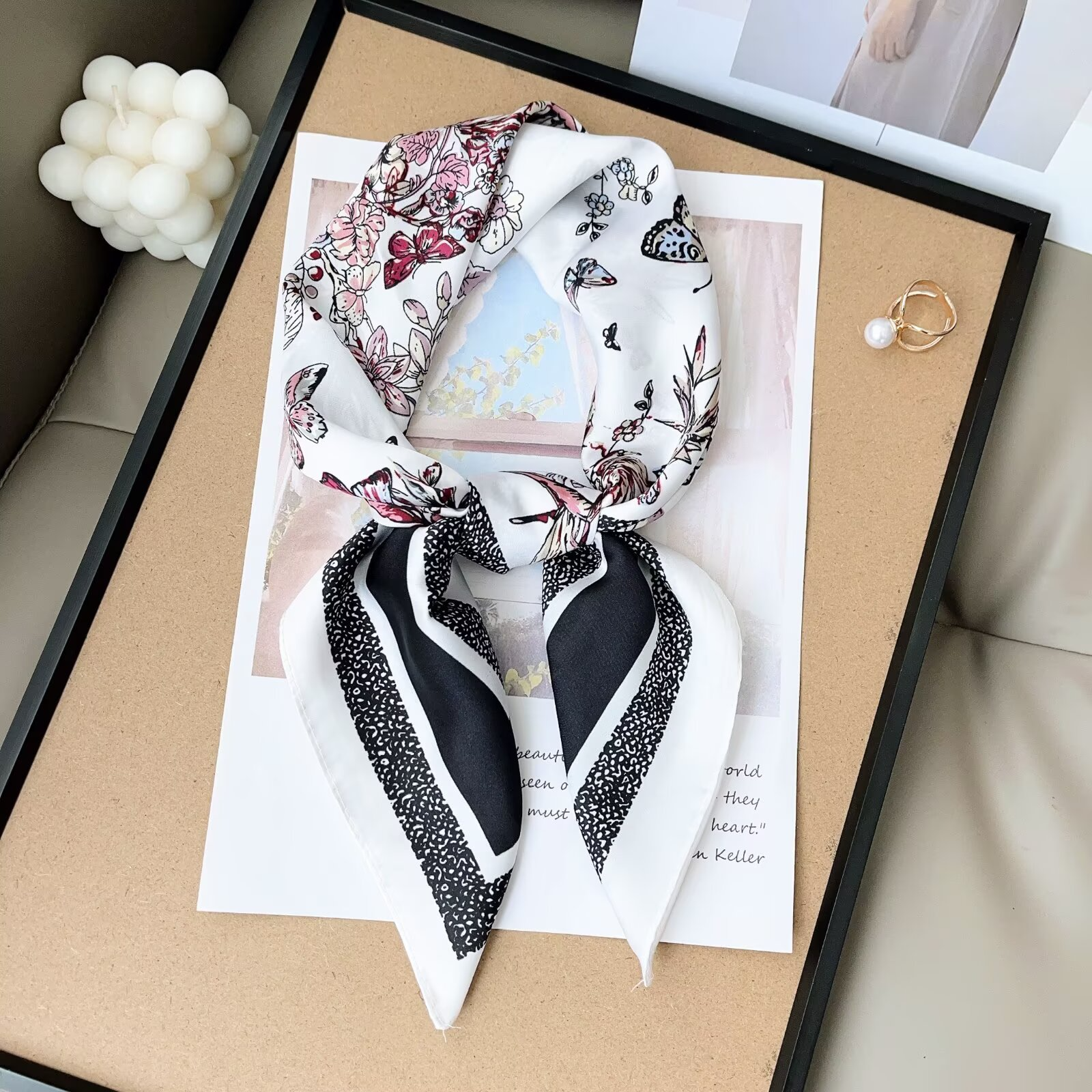 Butterfly Square Scarf