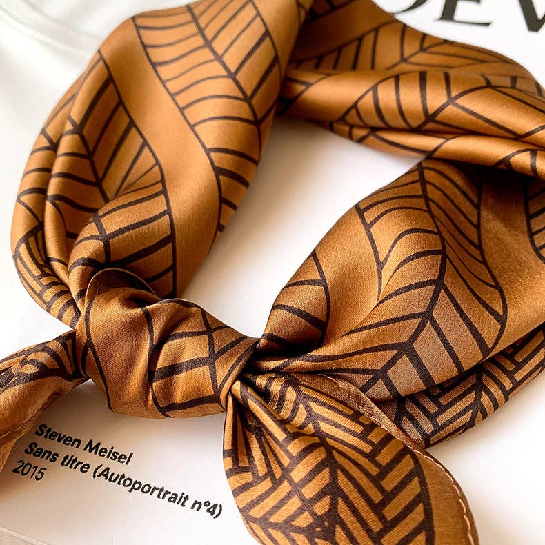 Herringbone Silk Scarf