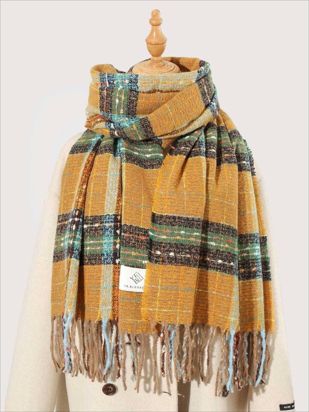 Timeless Plaid Warm Scarf