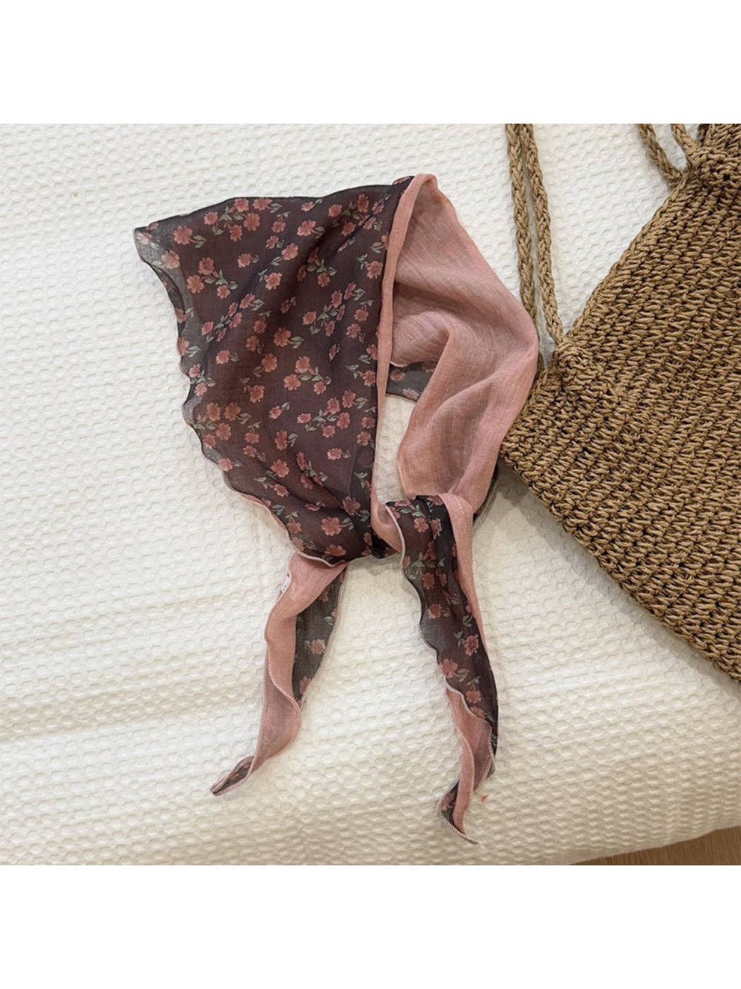 Botanical Triangle Scarf