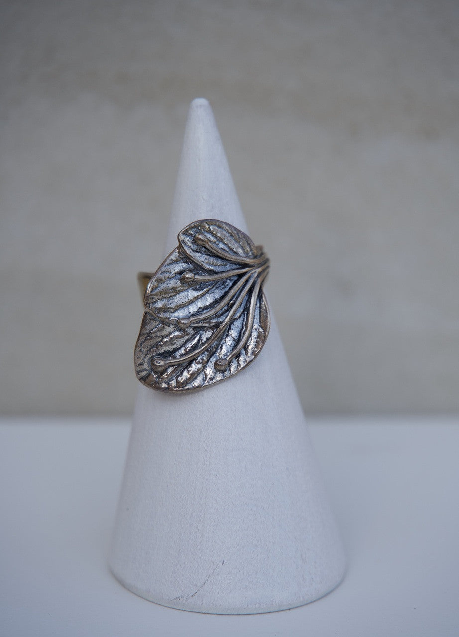 LEAF STERLING RING