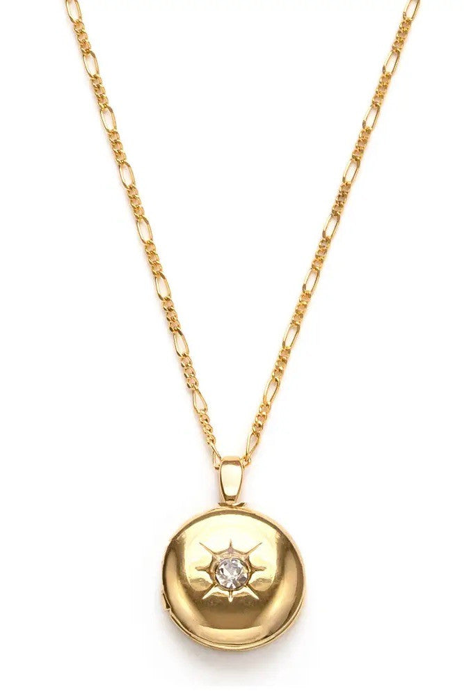 Amano Studio Small Round Star Locket