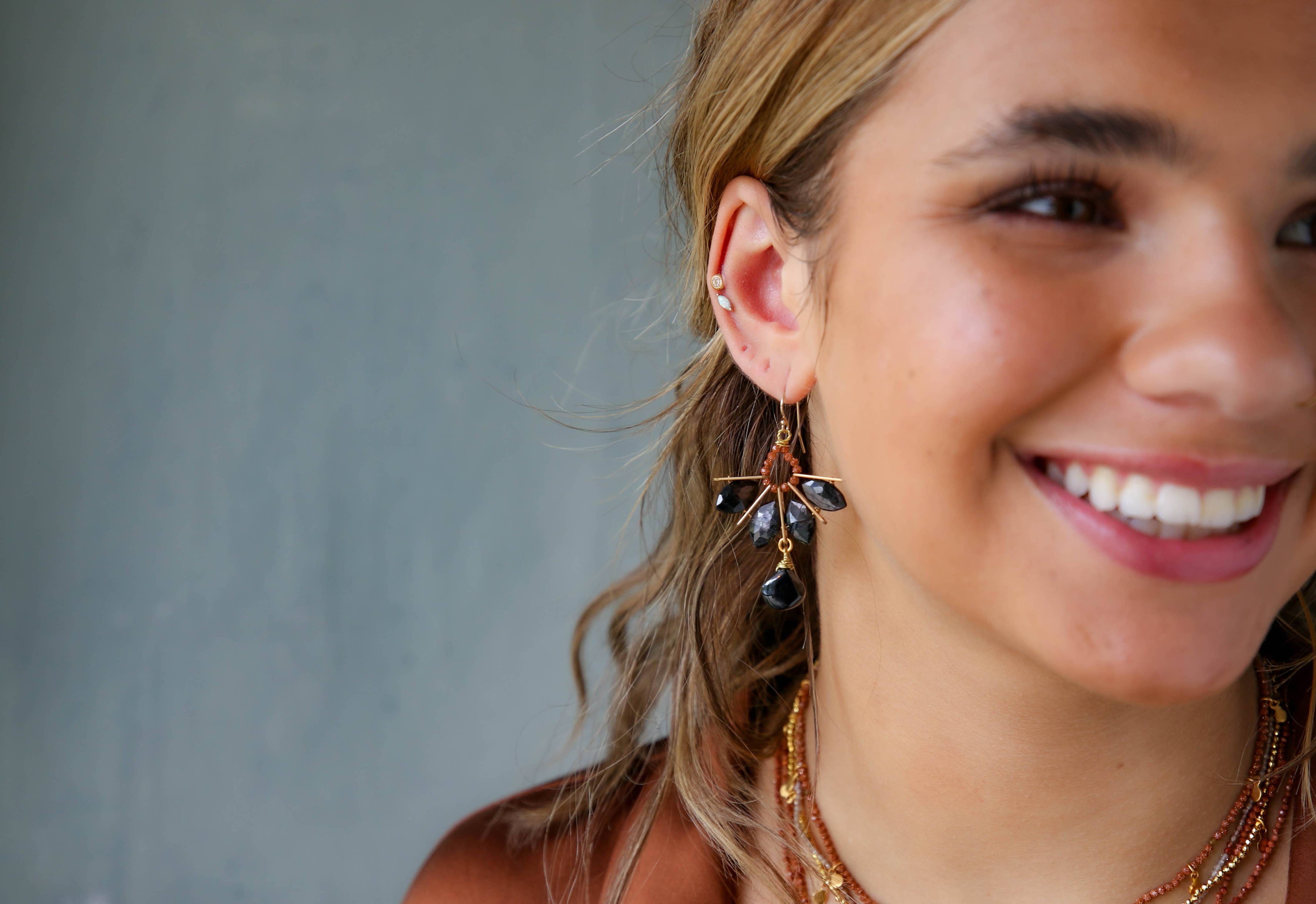Persia Earrings Labradorite