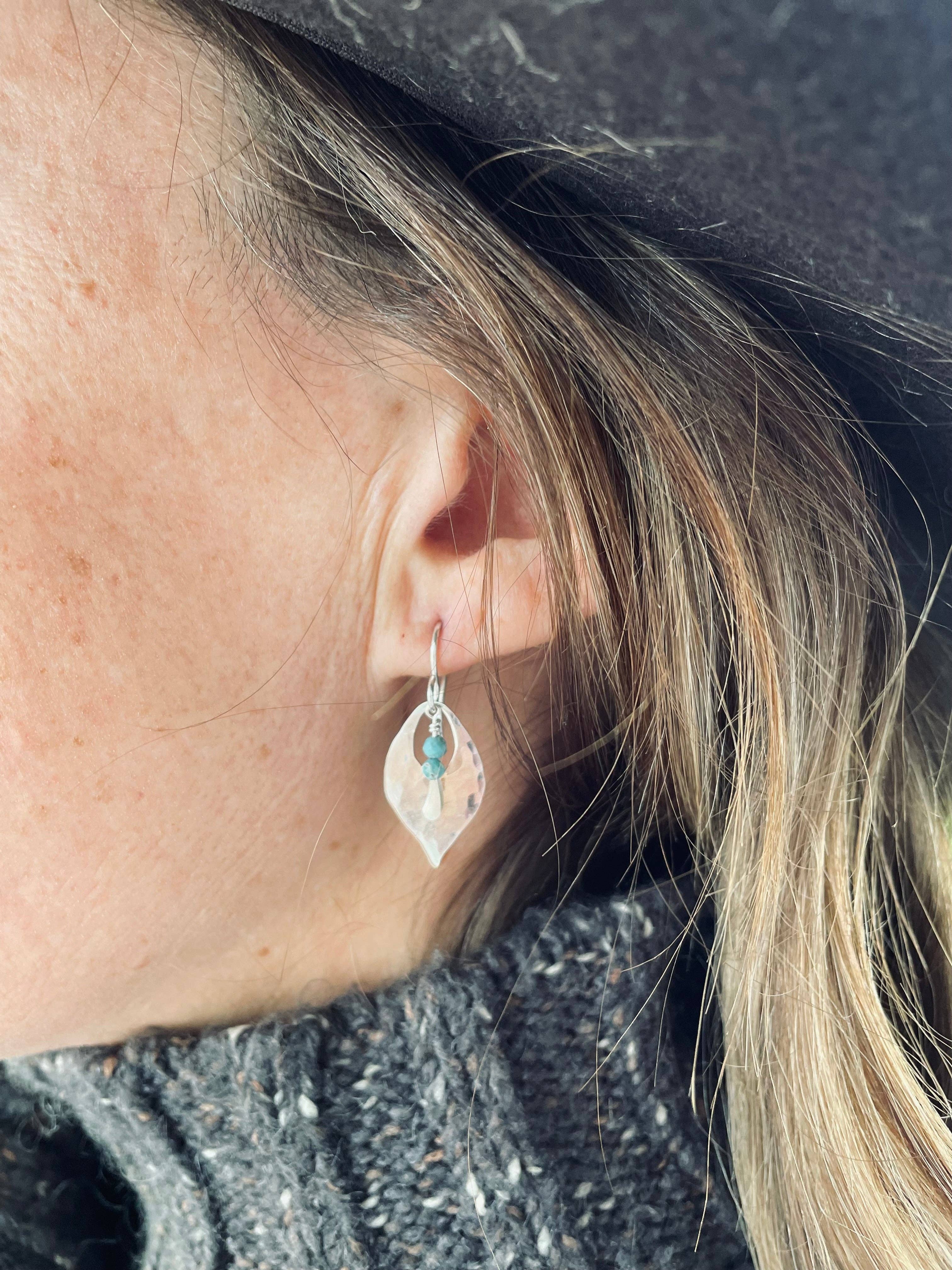 Tea Leaf Earrings