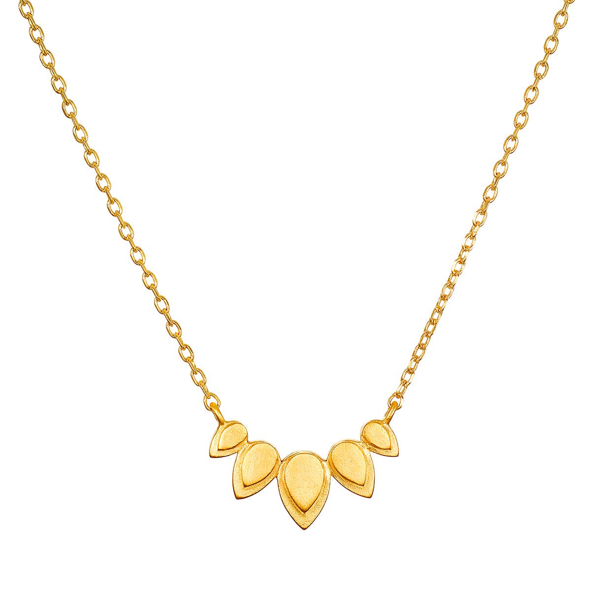 16” Lotus Petal Necklace