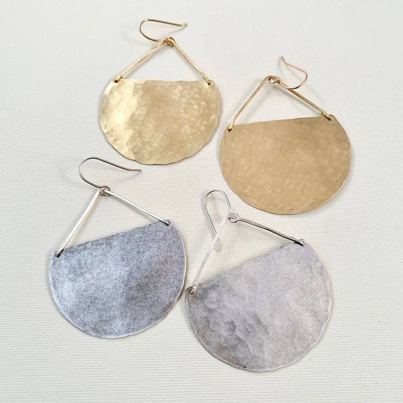 Rounded Edge Earrings