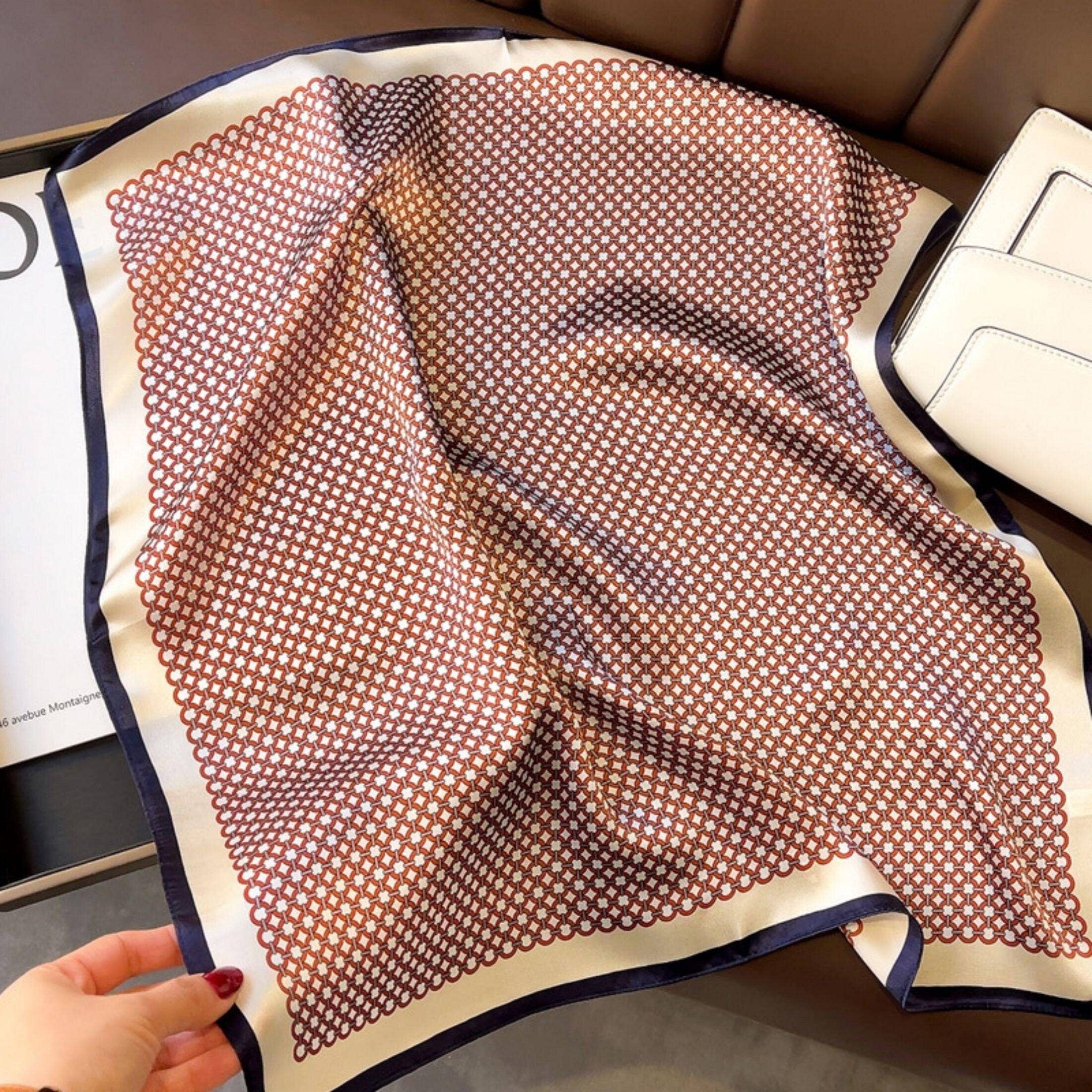 Polka Dot Silk Scarf