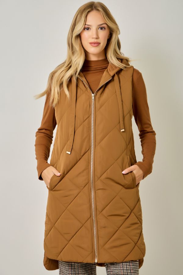 Long Puffer Vest