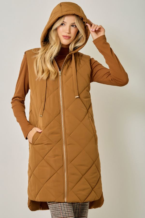 Long Puffer Vest