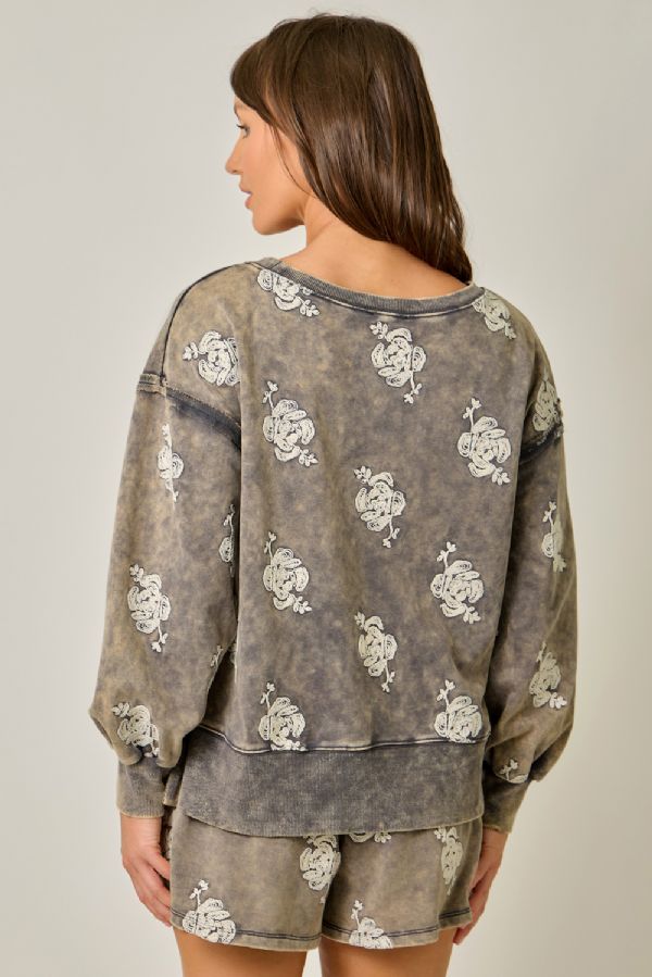 Embroidered Sweatshirt